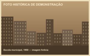 Escola municipal, 1950 (imagem fictícia)